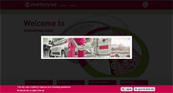 Desktop Screenshot of metalyse.com